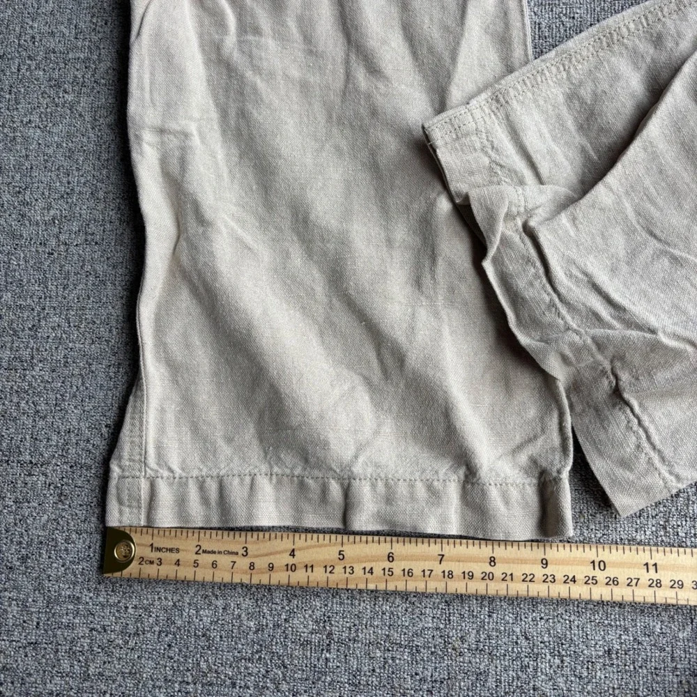 Banana Republic Beige Drawstring Casual Pants